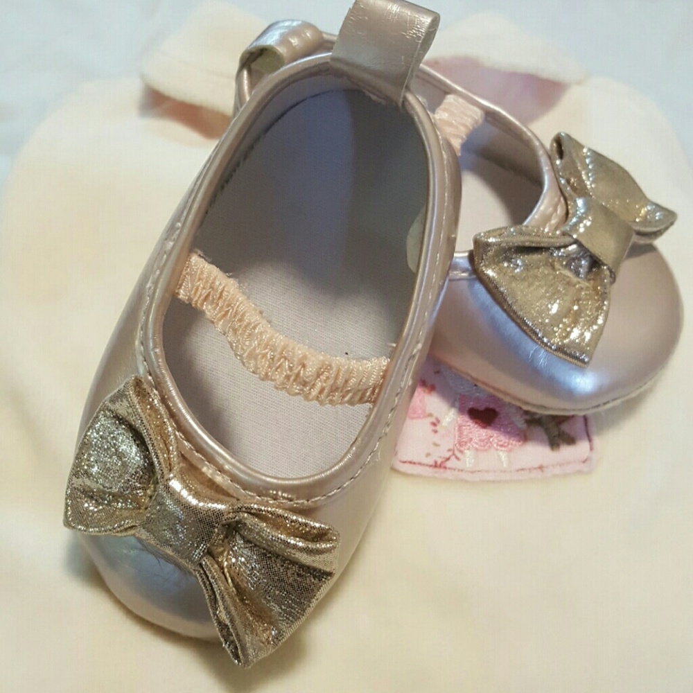 Precious baby ballerina shoes