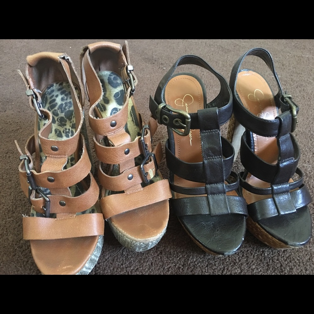 Two pairs of Jessica Simpson heels ❤