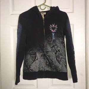 Ed hardy zip up