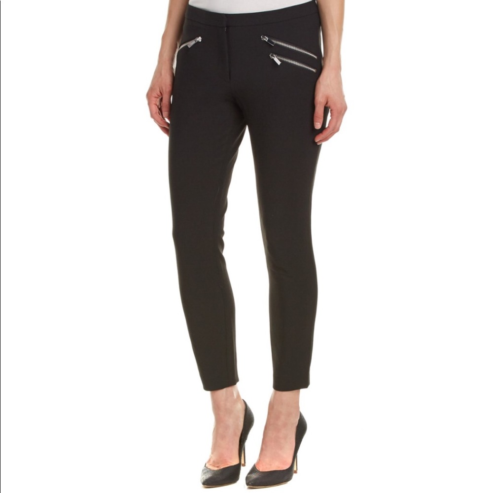 Elizabeth and James black pants with zips size 2