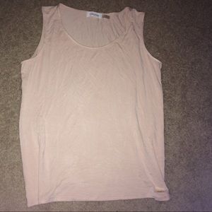 Calvin Klein light pink tank top medium ❣️