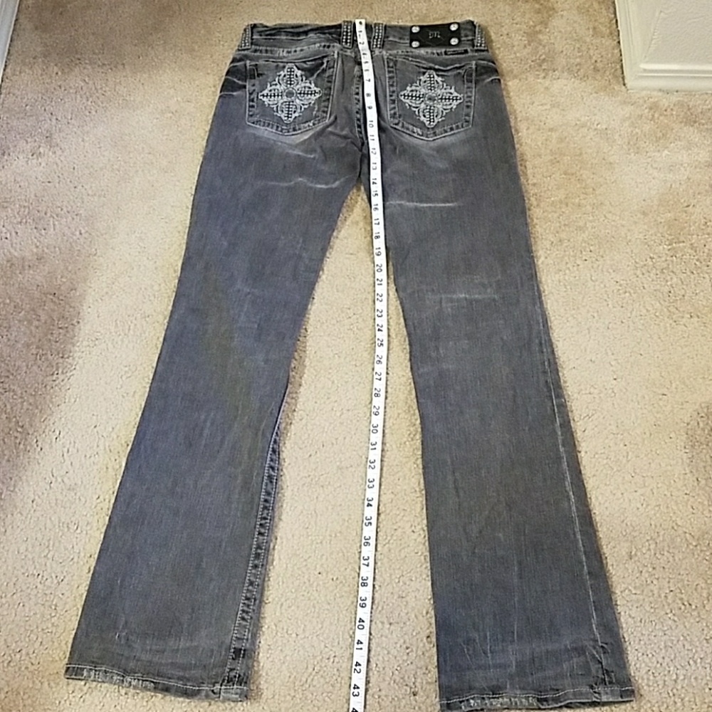 Miss Me boot cut jeans size 30 GREY