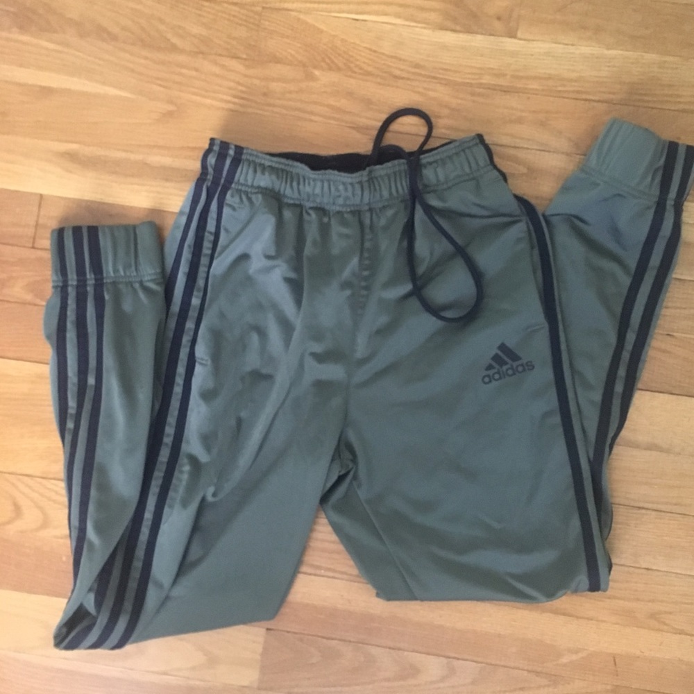 Adidas military green joggers