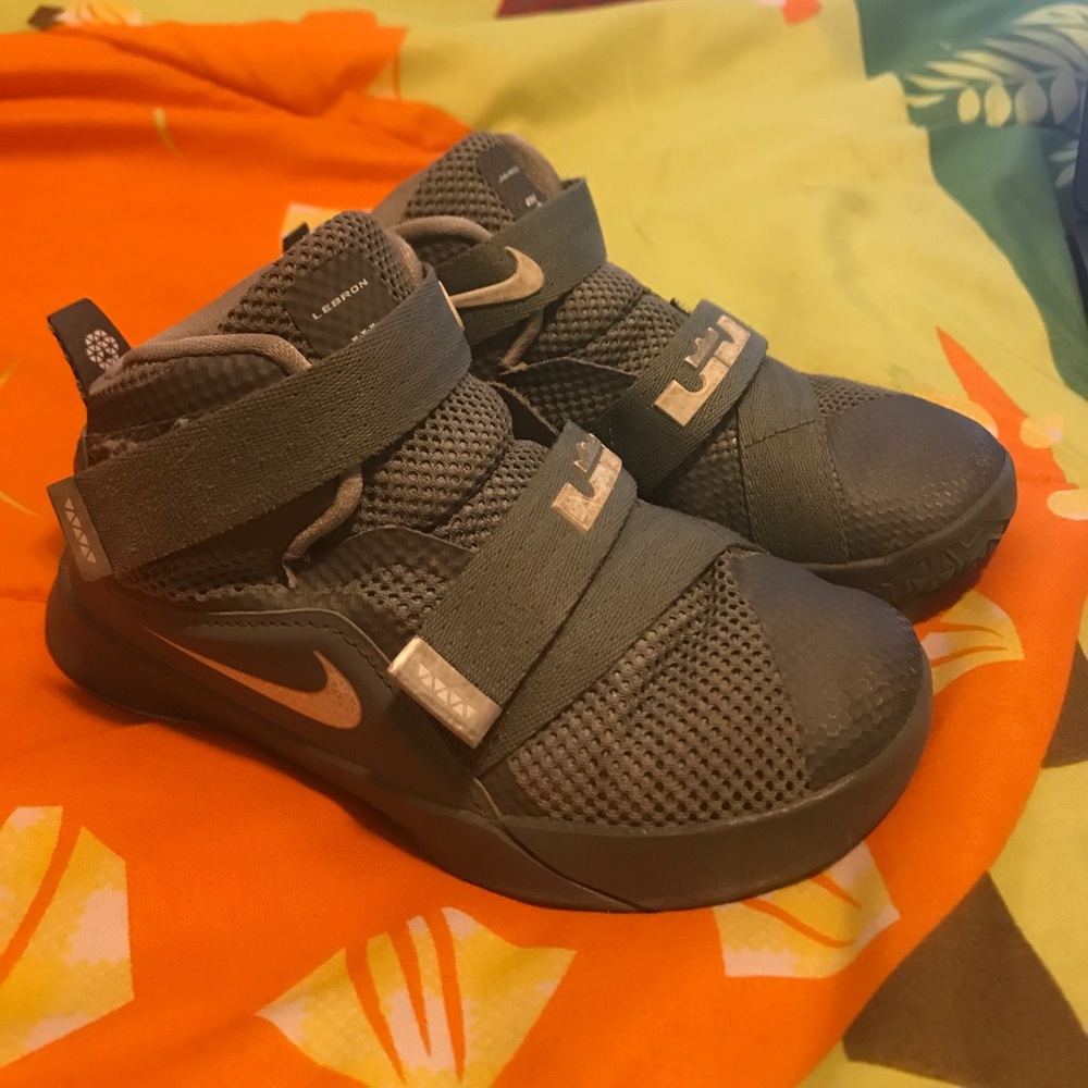 Lebron James boys shoes size 10.