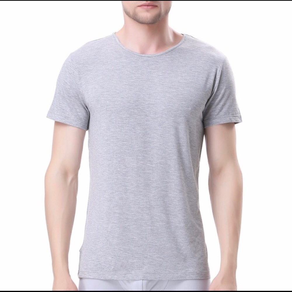 David Archy Men's T-Shirt 3 pack Grey Size M