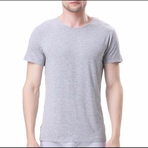 David Archy Men's T-Shirt 3 pack Grey Size M