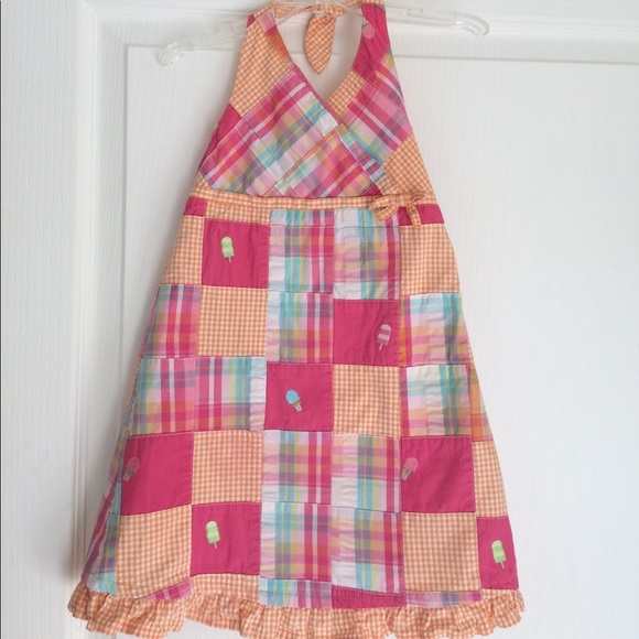 Gymboree Other - ❄️Girls Gymboree Patchwork Ice Cream Dress Size 4