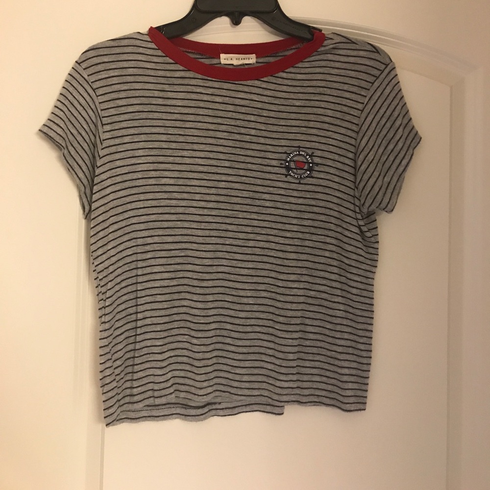 L.A. Hearts Striped Nautical Shirt