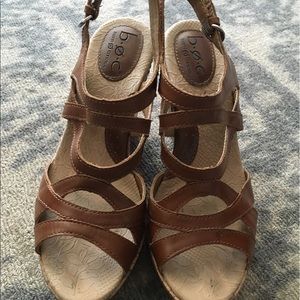 Born brown wedges size 8M