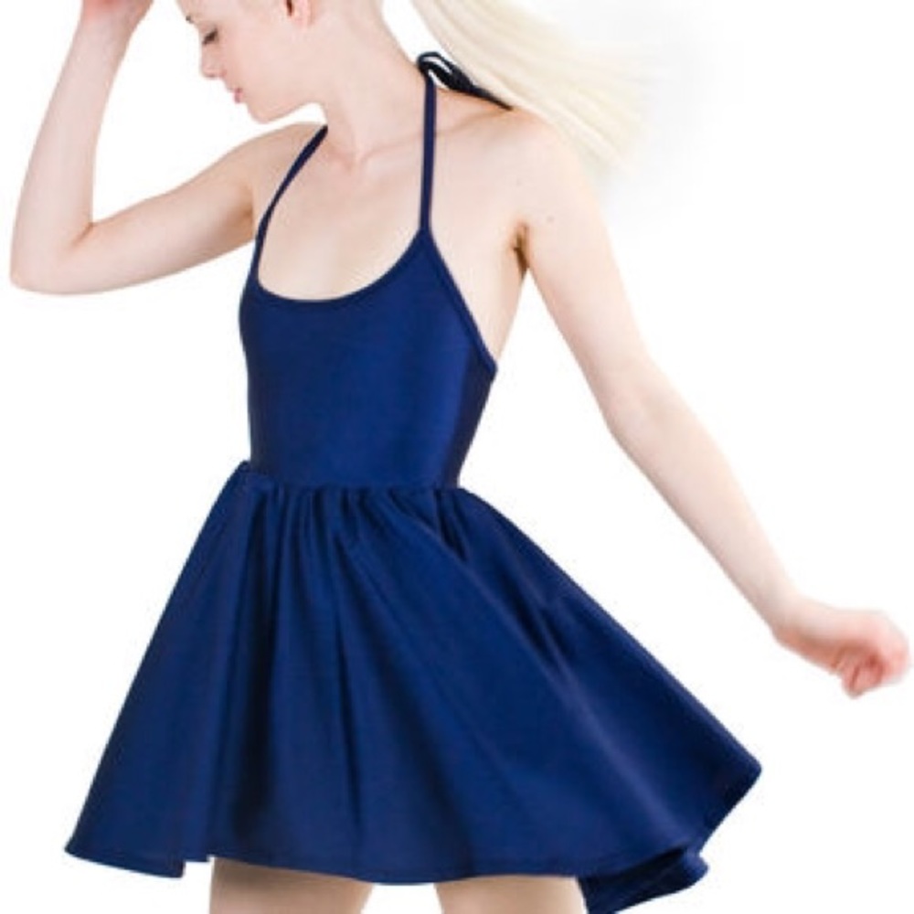 American Apparel Nylon Tricot Figure Skater Dress