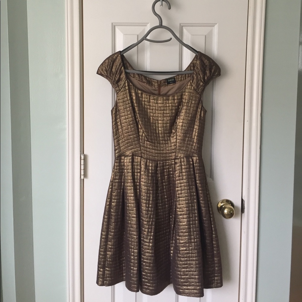 Formal gold dress