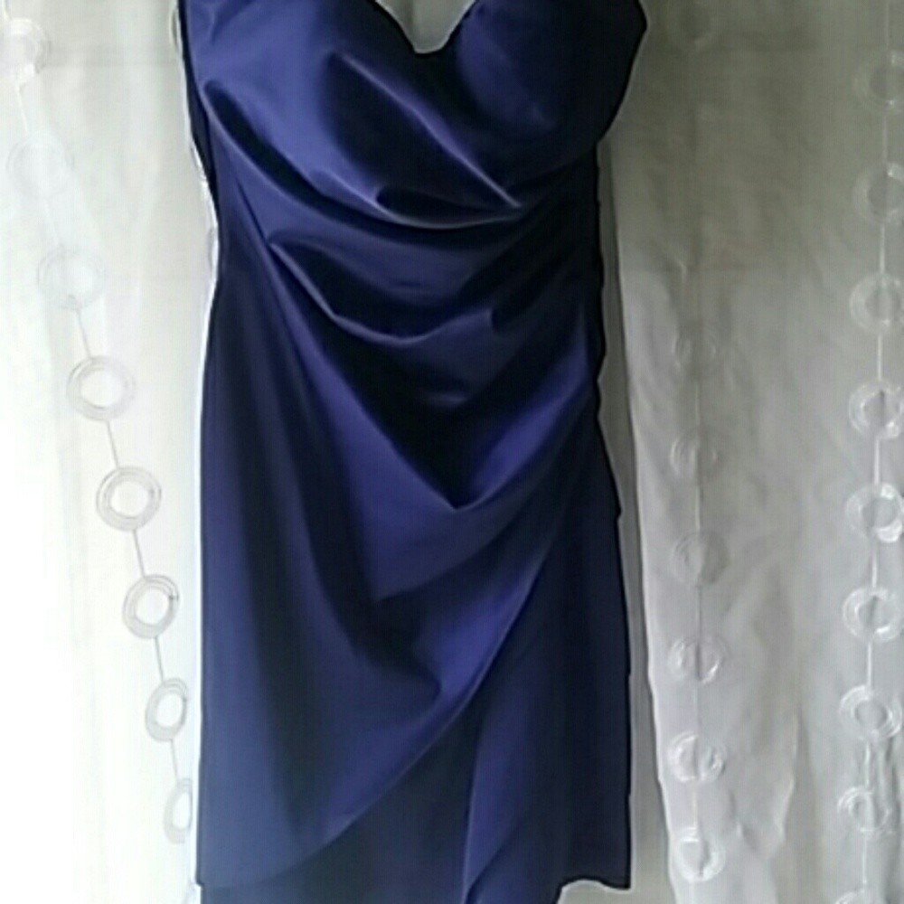Fancy royal blue dress