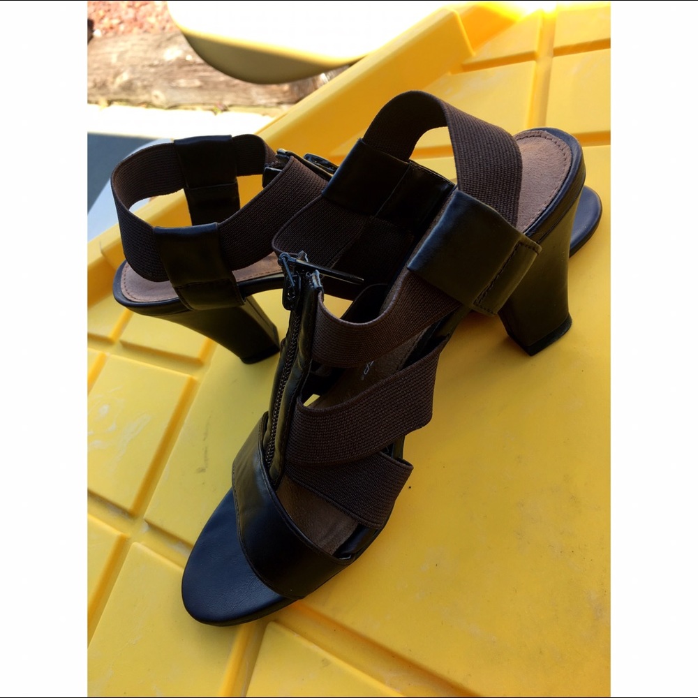 Open toe heels