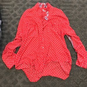 Free people button up Free people button up