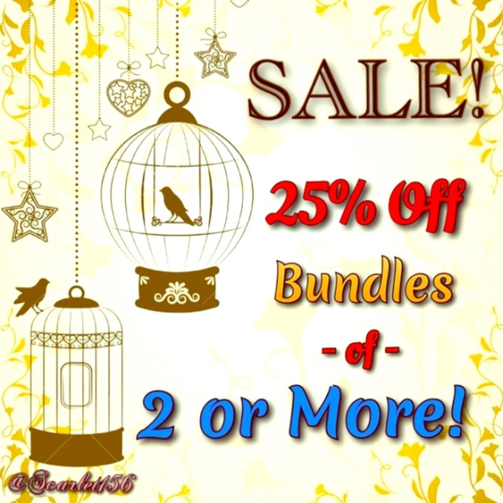🌟SALE!!!🌟 25% off of bundles of 2 or more items!