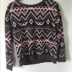 Comfy sweater with a fun pattern