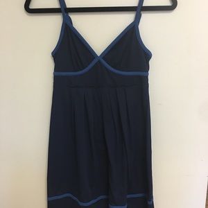 Blue cotton dress