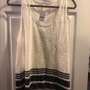 Jcrew xl sequin tank