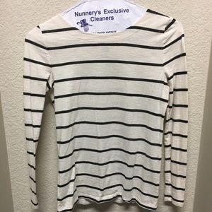 LOFT striped long sleeve tee
