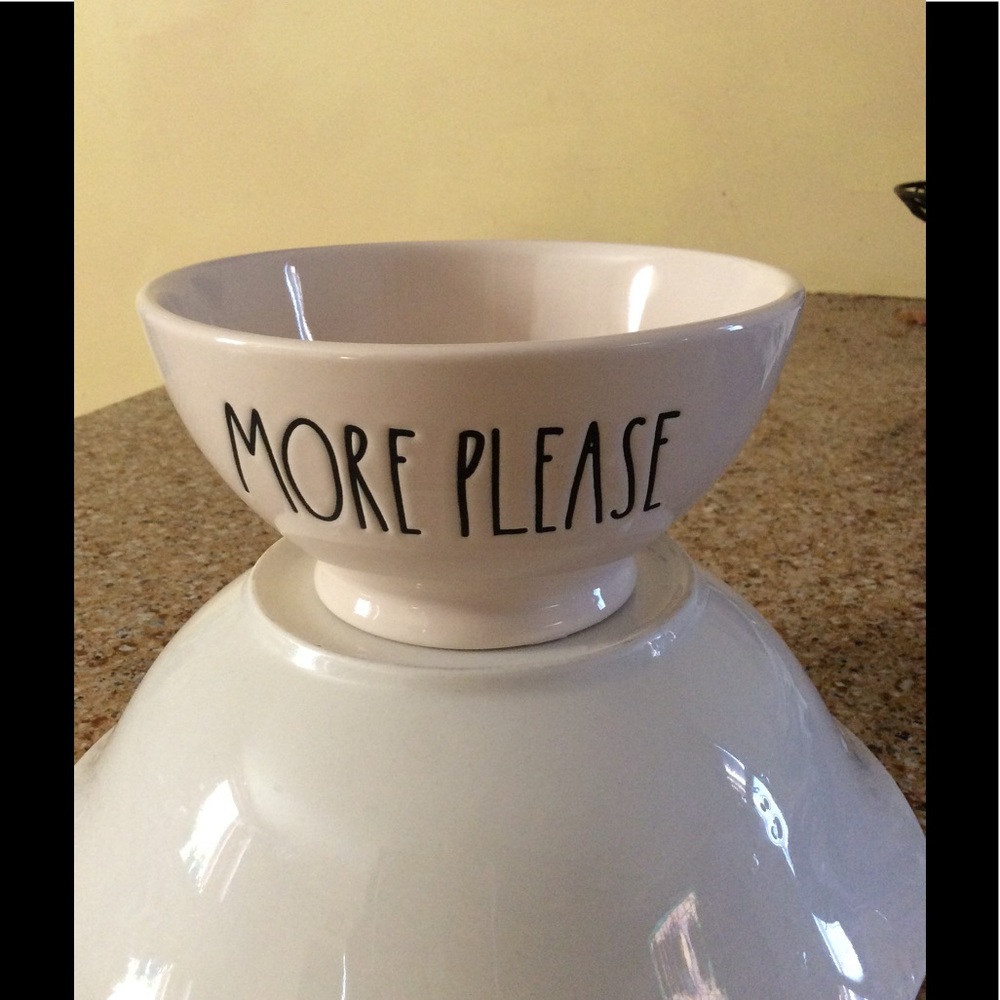 MORE PLEASE bowl