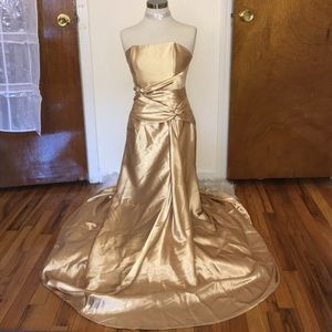 Gold Prom Dress