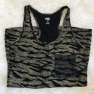 Crooks & Castles Tiger Camo Racerback Tank