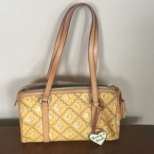 Dooney & Bourke Satchel with Leahter Trim