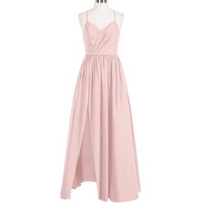 Azazie Cora Dress "dusty rose" color