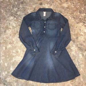 justice denim dress