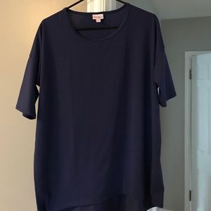 Blue LuLaRoe Irma Size small