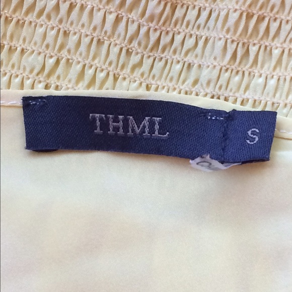 THML - Yellow ruffle front summer dress - Picture 7 of 7