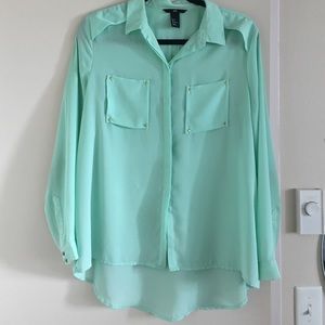 Tourquoise blouse