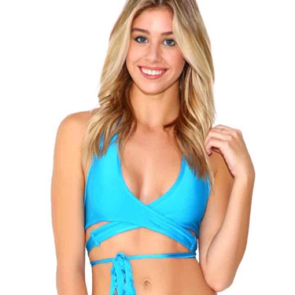 NWOT Wrap Around Tie Top