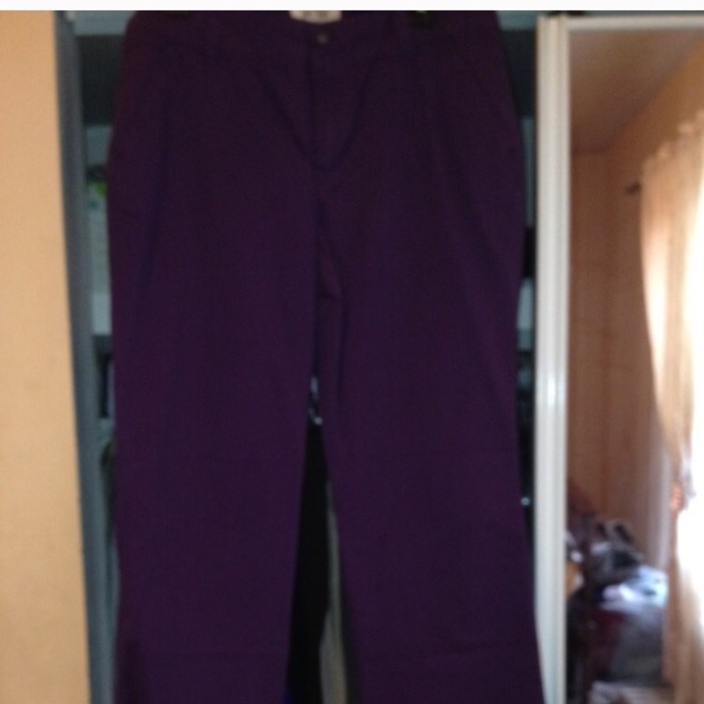 Dark purple khakis
