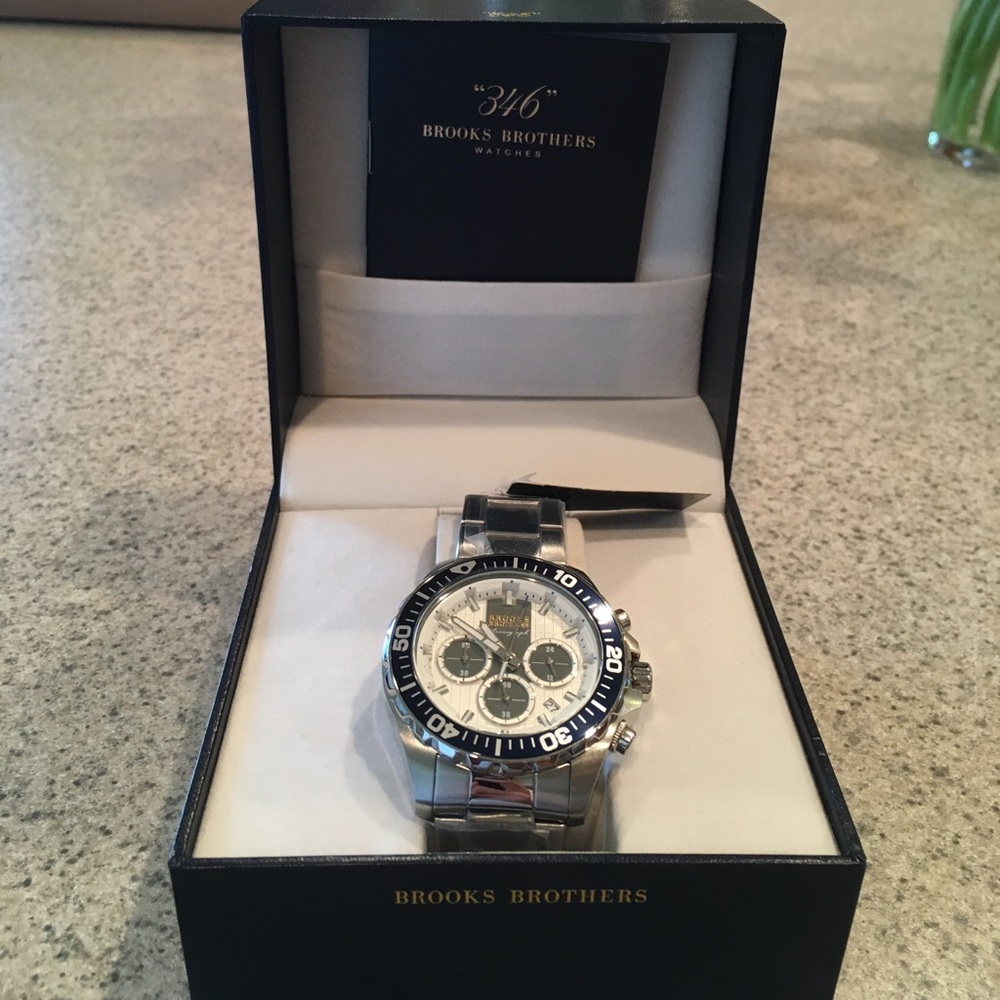 Brooks Brothers Chronograph Watch (BNIB)
