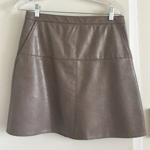 Zara faux leather skirt
