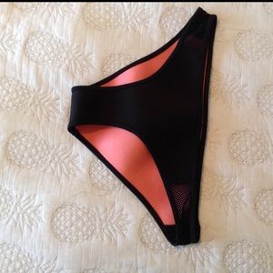 Neoprene Black Hurley bikini bottoms