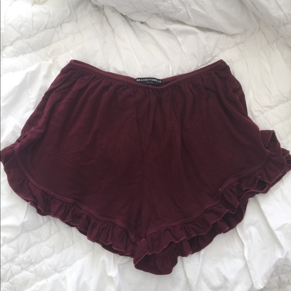 maroon brandy shorts