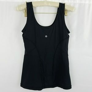 Lululemon Athletica Authentic Black Workout Tank