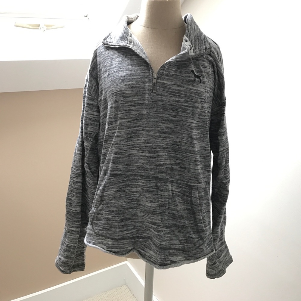 Victoria's Secret pink quarter zip