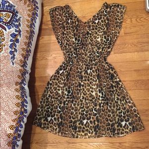 Cheetah print dress