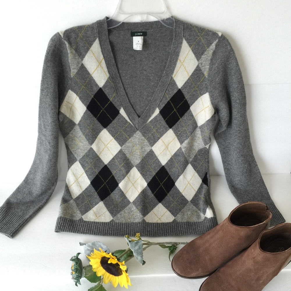 J Crew V-neck long sleeve pullover.