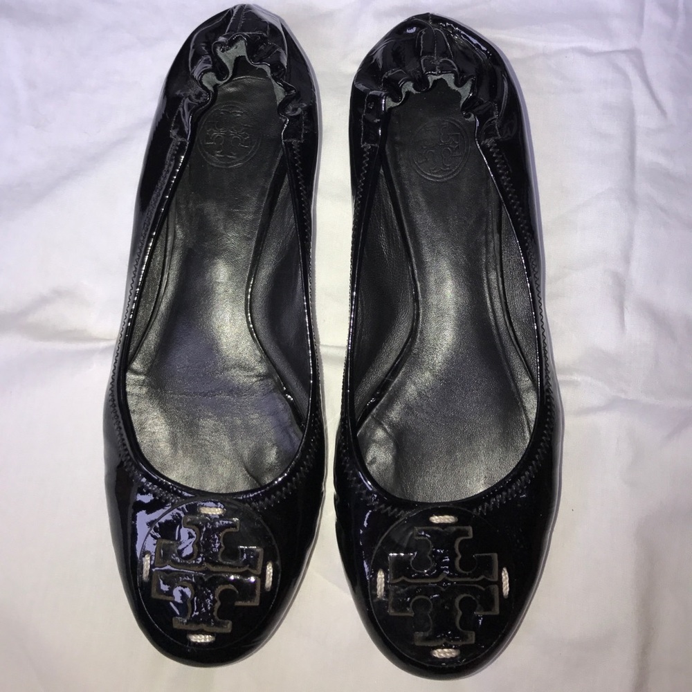 Tory Burch Minnie patent ballet flats