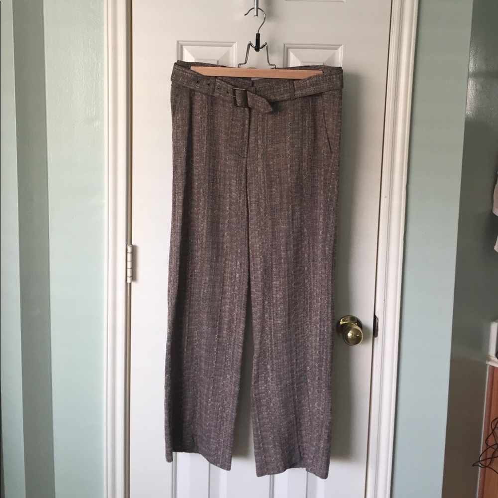 Brown knitted slacks