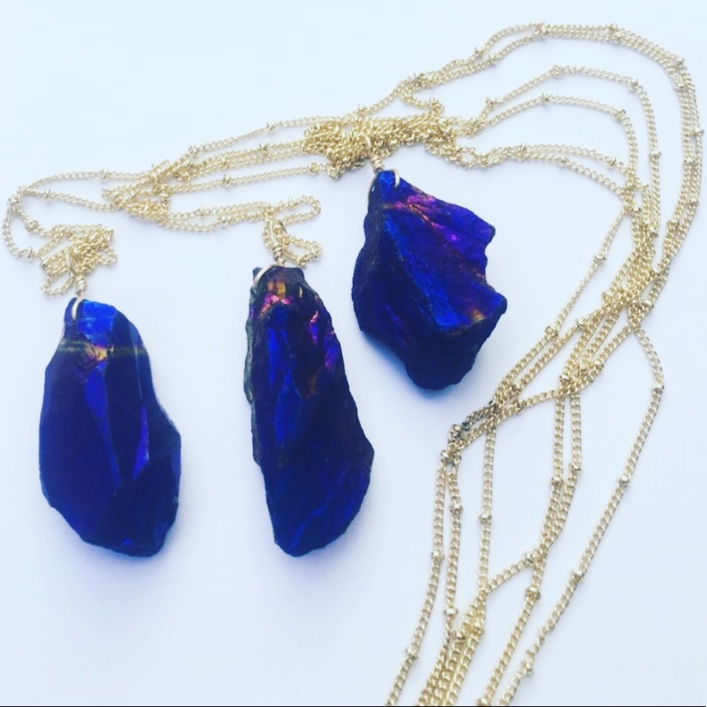 🆕Natural Stone Blue Indigo Color