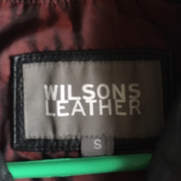 Black Leather Jacket by Wilsons Leather - Picture 2 of 2