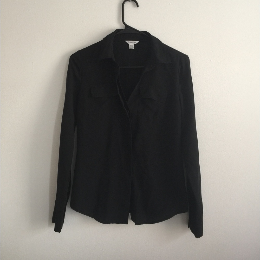 Black Calvin Klein Blouse