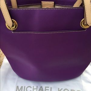 Michael Kors purple tote