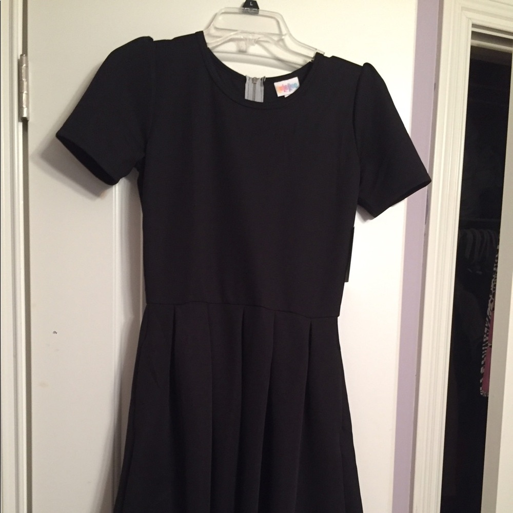 Lularoe Amelia Dress Solid Black