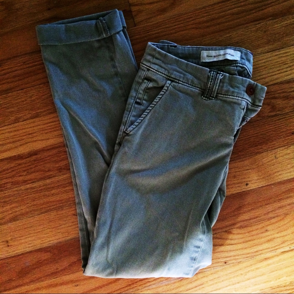 Anthropologie Olive Green Chino (26)